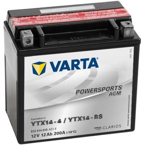 Batteria VARTA YTX14-4/YTX14-BS 12V/12Ah senza manutenzione