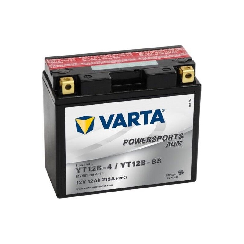 VARTA MOTO LF (YT12B-BS) 12V/12AH batteria senza manutenzione