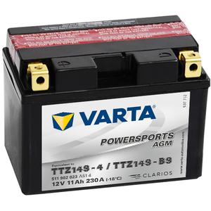 Batteria VARTA TTZ14S-4/TTZ14S-BS 12V/11Ah senza manutenzione