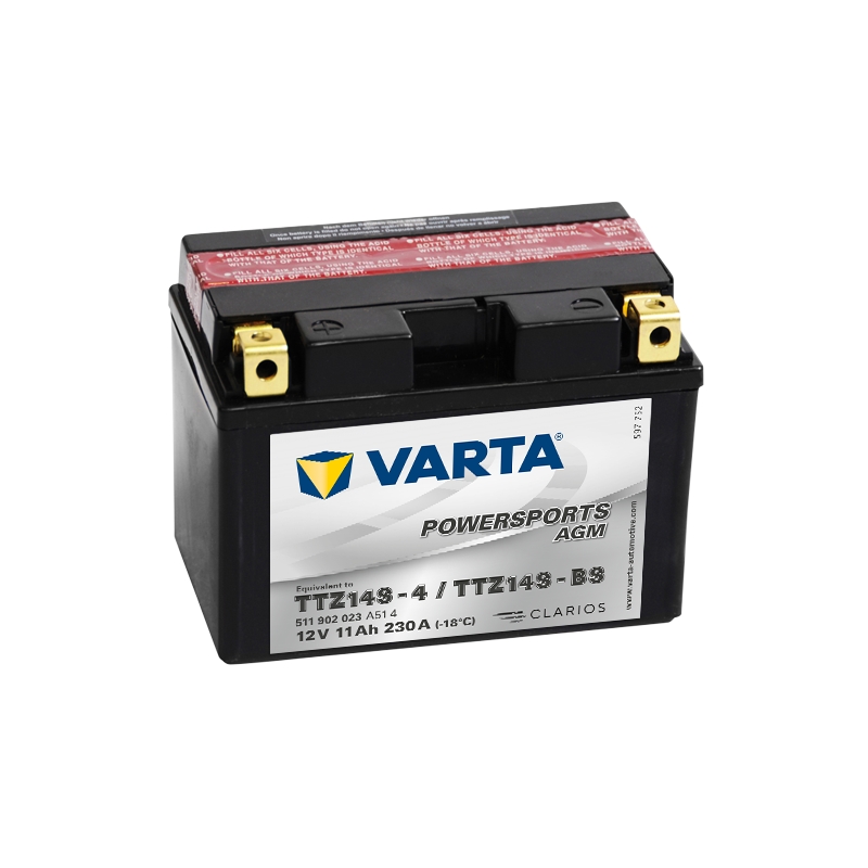 Batteria VARTA TTZ14S-4/TTZ14S-BS 12V/11Ah senza manutenzione