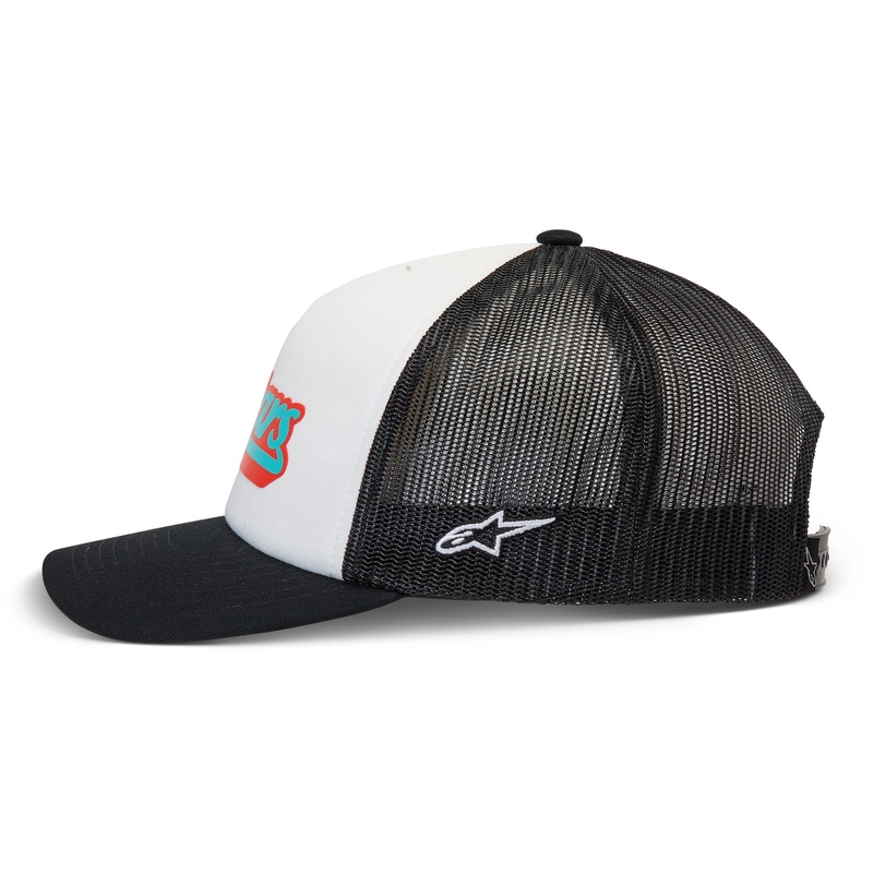 Cappello Alpinestars Delivery Trucker bianco e nero