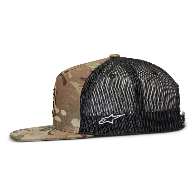 Cappello Covert Trucker verde-nero