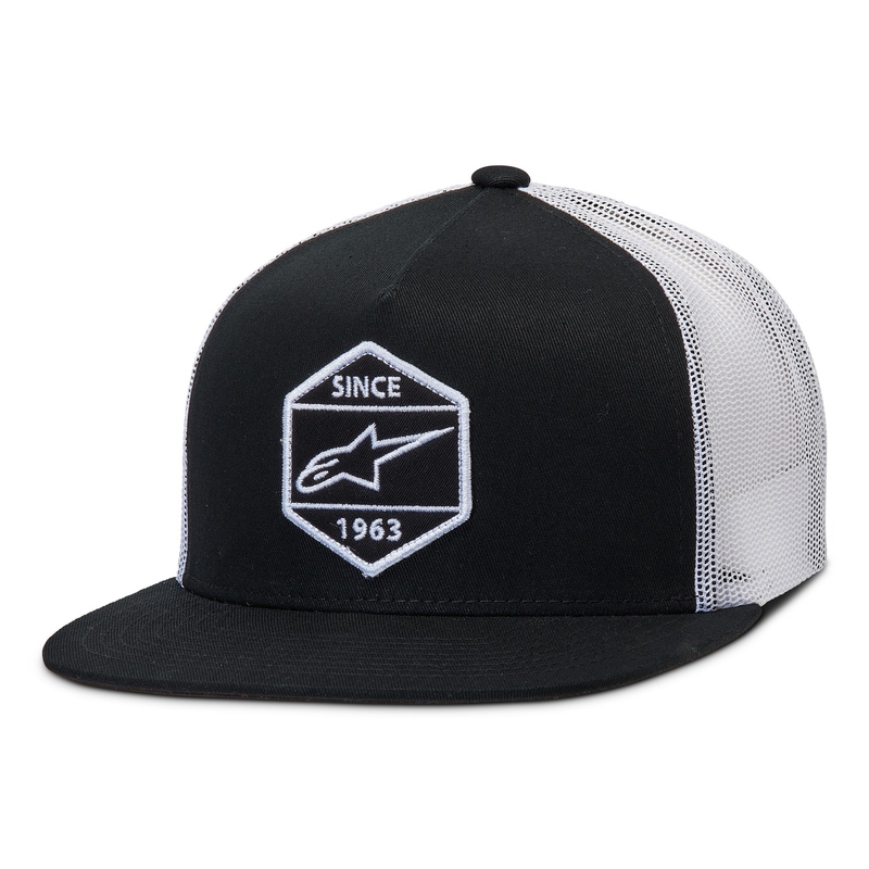 Cappello Alpinestars Bolt Trucker bianco e nero