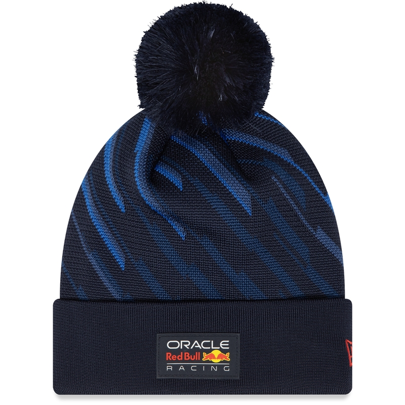 Cappello con pompon Red Bull Racing F1 blu