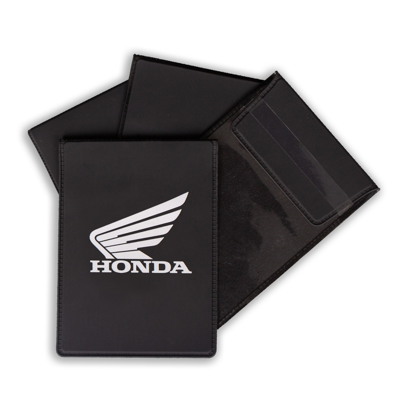 Copertura targa tecnica Honda bianca
