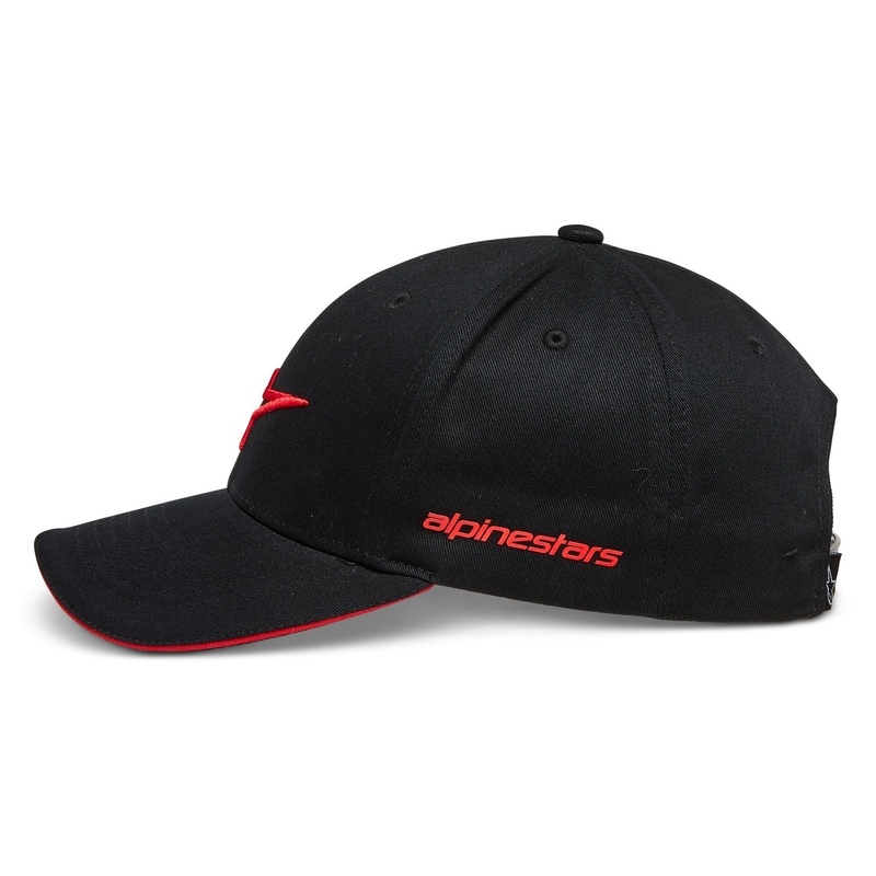 Cappello Alpinestars Rostrum nero e rosso