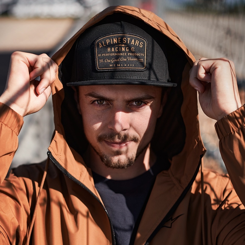 Cappello Alpinestars Region nero-marrone