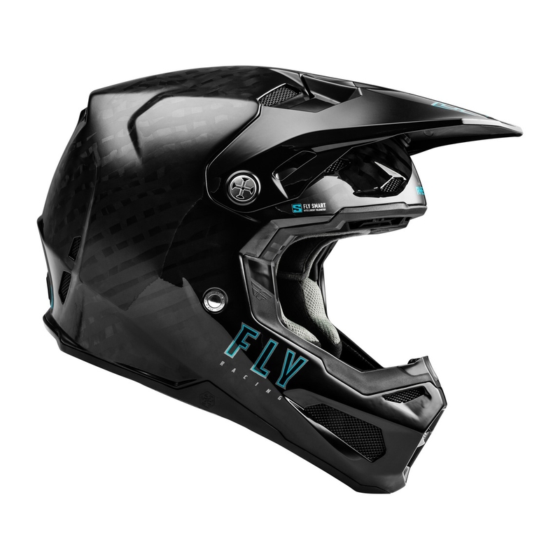 Casco da motocross FLY Racing Formula S Carbon Black