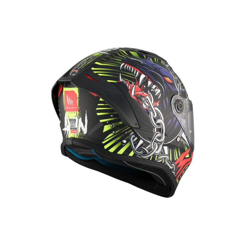 MT Stinger 2 Akin casco moto integrale opaco