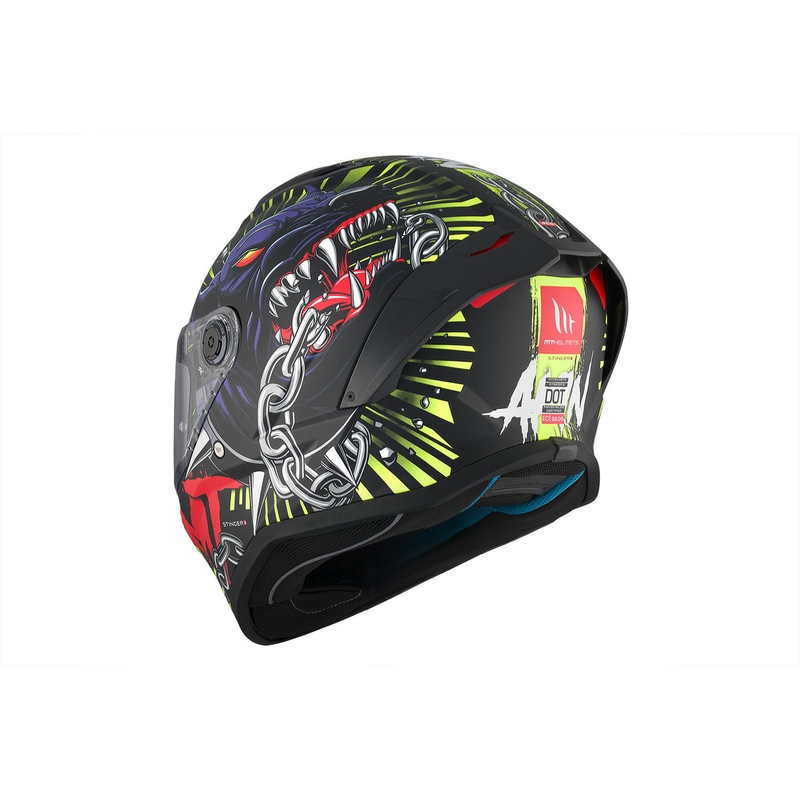MT Stinger 2 Akin casco moto integrale opaco