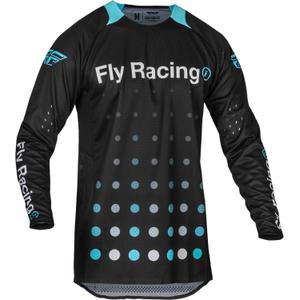 Maglia da motocross FLY Racing Evolution DST 2024 nero e blu Saldi
