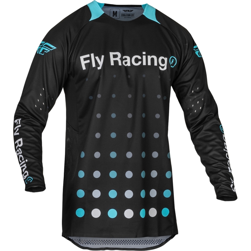 Maglia da motocross FLY Racing Evolution DST nera-blu in saldo Saldi