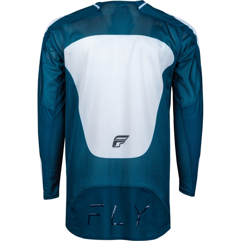 Maglia da motocross FLY Racing Evolution DST blu-bianca in saldo Saldi