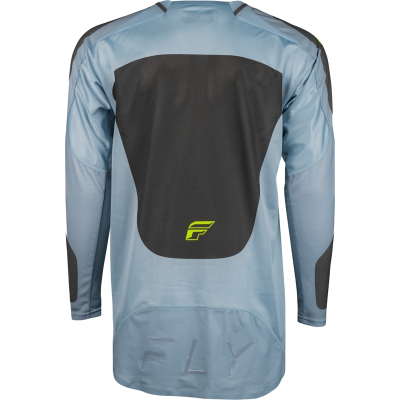 Maglia motocross FLY Racing Evolution DST grigio-nero-verde fluo in saldo Saldi
