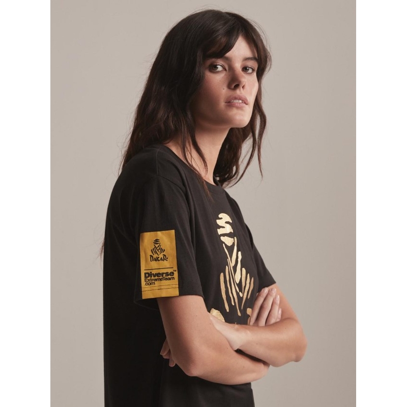 T-shirt donna DAKAR DKR VIP 38 nero