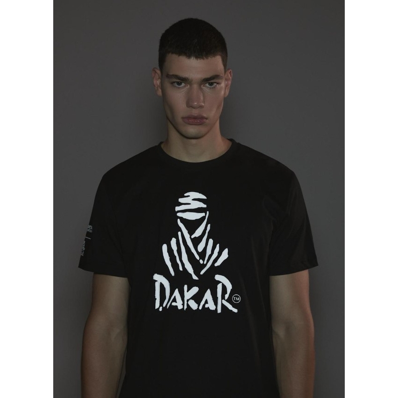 Maglietta DAKAR DKR Logo 123 nero