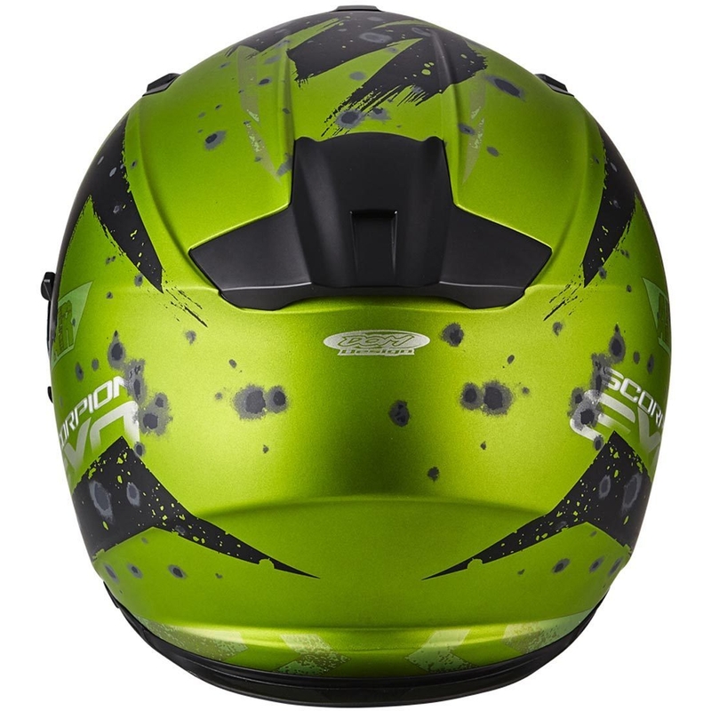 Integrální přilba na motorku Scorpion EXO-510 Air Marcus černá matná-zelená výprodej