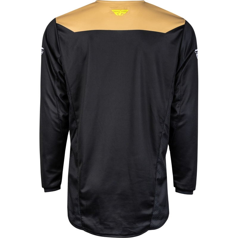 Maglia da motocross FLY Racing Kinetic Reload giallo-nero-giallo fluo