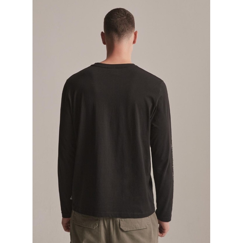 T-shirt a maniche lunghe DAKAR DKR LG REF nero