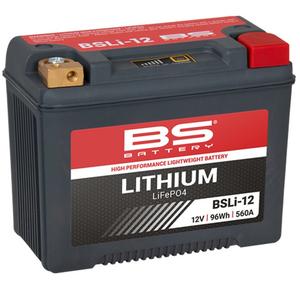 Lithiová motocyklová baterie BS-BATTERY