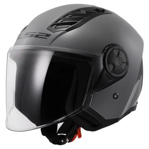 Casco moto aperto LS2 OF616 Airflow II Solid Grigio Nardo