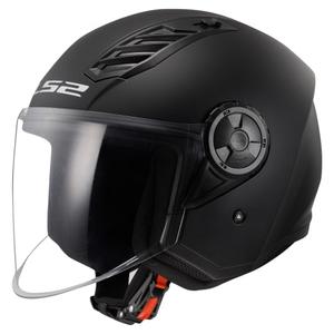 LS2 OF616 Casco moto aperto Airflow II Solid Matte Black