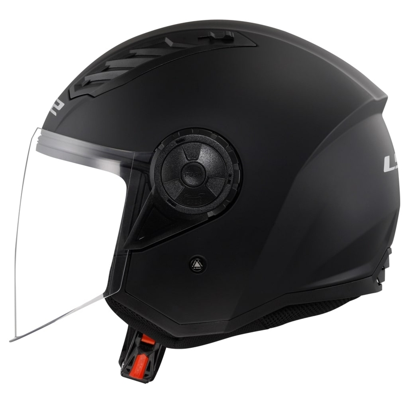LS2 OF616 Casco moto aperto Airflow II Solid Matte Black