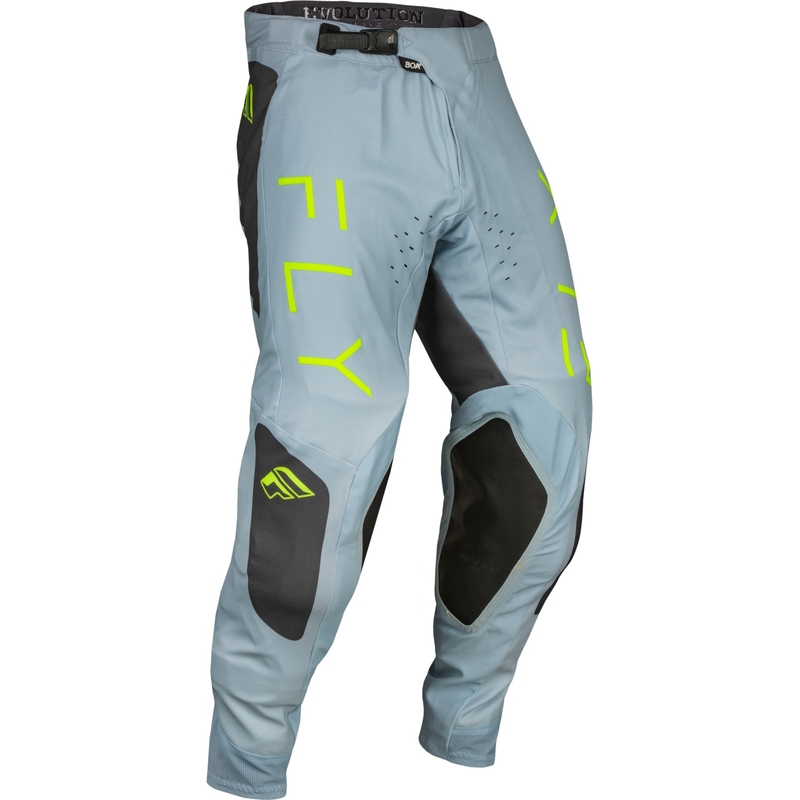 Pantaloni da motocross FLY Racing Evolution DST 2024 grigio-nero-verde fluo Saldi