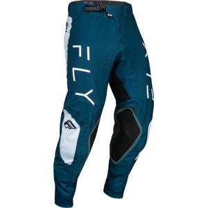 Pantaloni da motocross FLY Racing Evolution DST 2024 blu e bianco