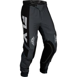 Pantaloni da motocross FLY Racing Lite 2024 grigio scuro-nero Saldi