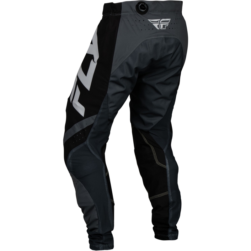 Pantaloni da motocross FLY Racing Lite grigio scuro-nero in saldo Saldi