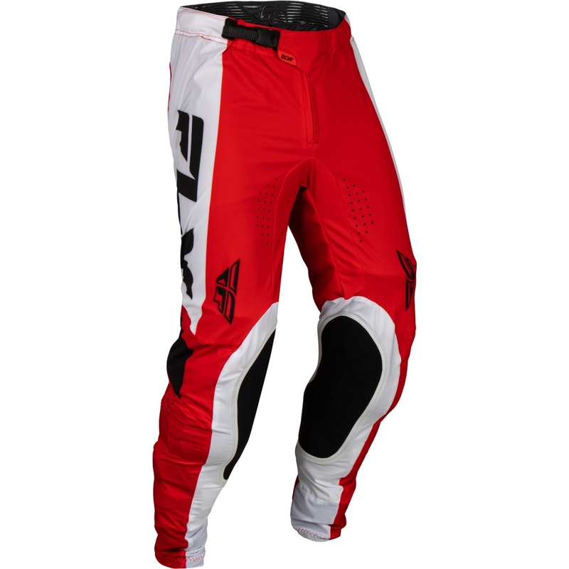 Pantaloni da motocross FLY Racing Lite 2024 rosso-bianco-nero