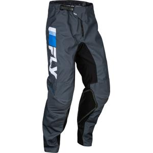 Pantaloni da motocross FLY Racing Kinetic Prix 2024 blu-grigio-bianco
