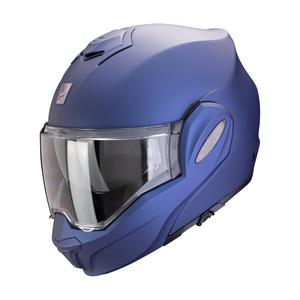 Casco ribaltabile Scorpion EXO-TECH EVO PRO SOLID blu metallizzato opaco