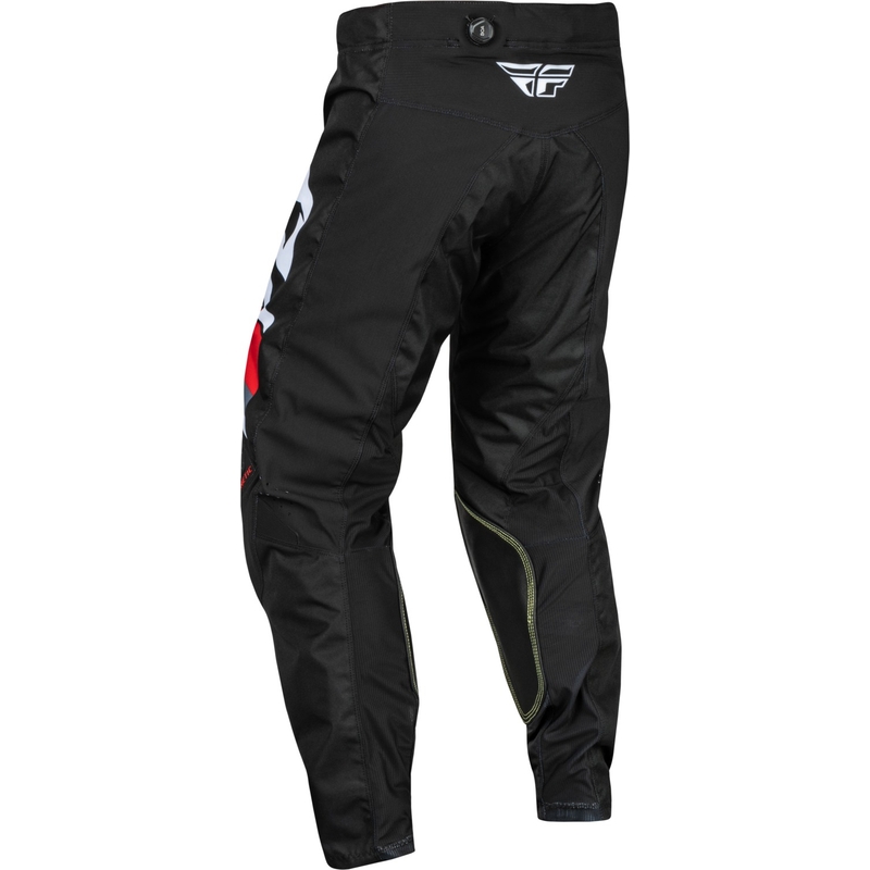 Pantaloni da motocross FLY Racing Kinetic Prix rosso-grigio-bianco