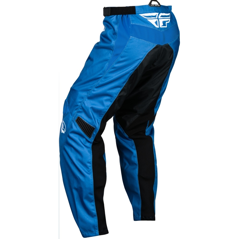 Pantaloni da motocross per bambini FLY Racing F-16 blu-bianchi