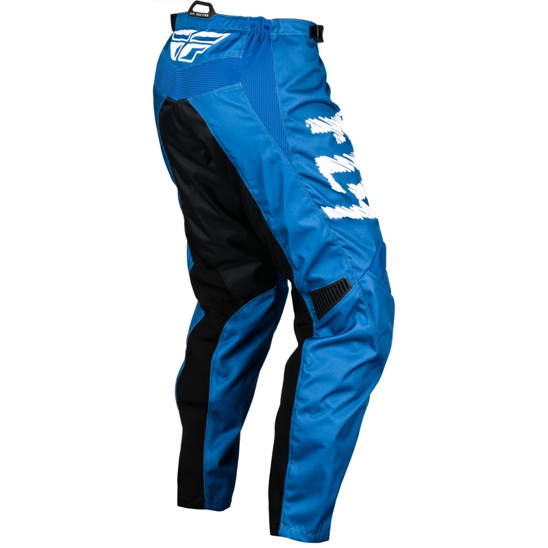 Pantaloni da motocross per bambini FLY Racing F-16 blu-bianchi