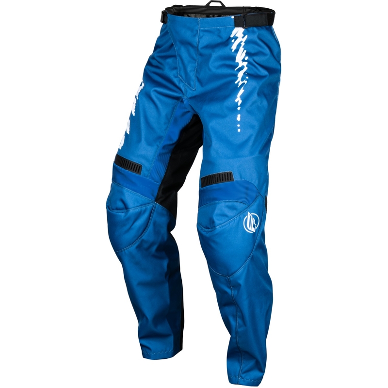Pantaloni da motocross per bambini FLY Racing F-16 blu-bianchi