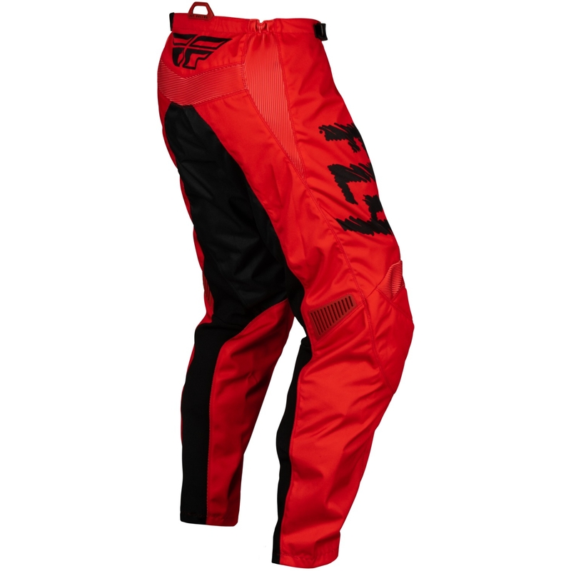 Pantaloni da motocross per bambini FLY Racing F-16 Rosso-Nero-Grigio