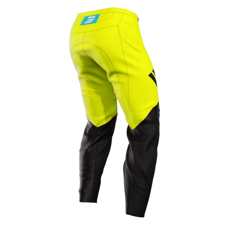 Pantaloni da motocross per bambini Shot Iron giallo fluo Saldi