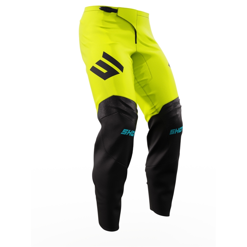 Pantaloni da motocross per bambini Shot Iron giallo fluo Saldi