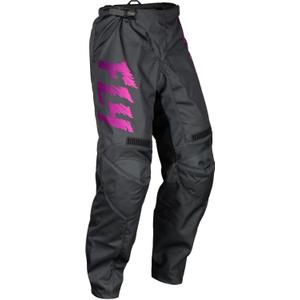 Pantaloni da motocross per bambini FLY Racing F-16 2024 grigio-nero-rosa Saldi