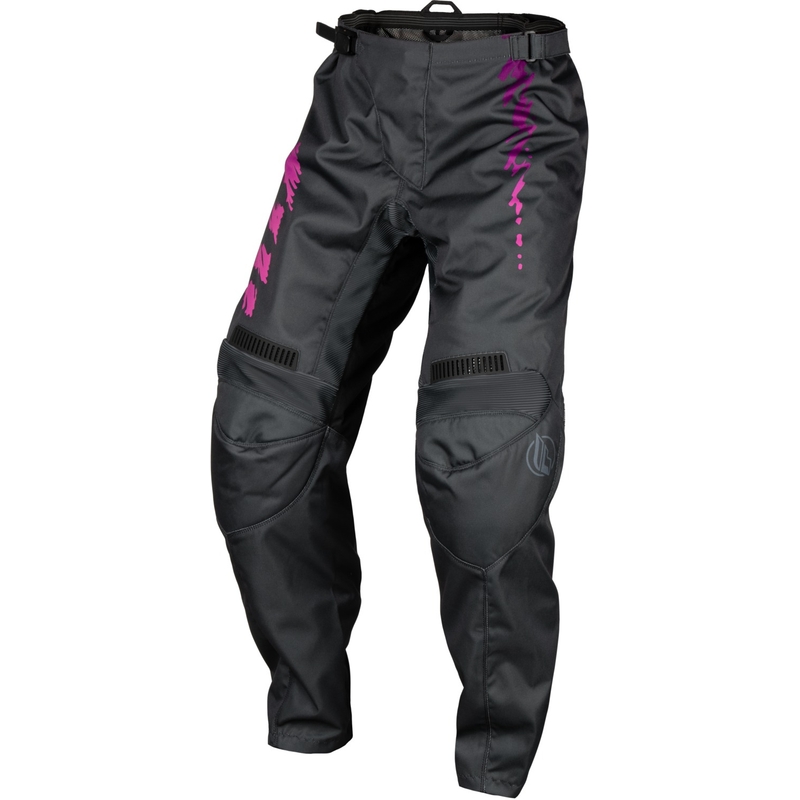 Pantaloni da motocross per bambini FLY Racing F-16 grigio-nero-rosa in offerta Saldi