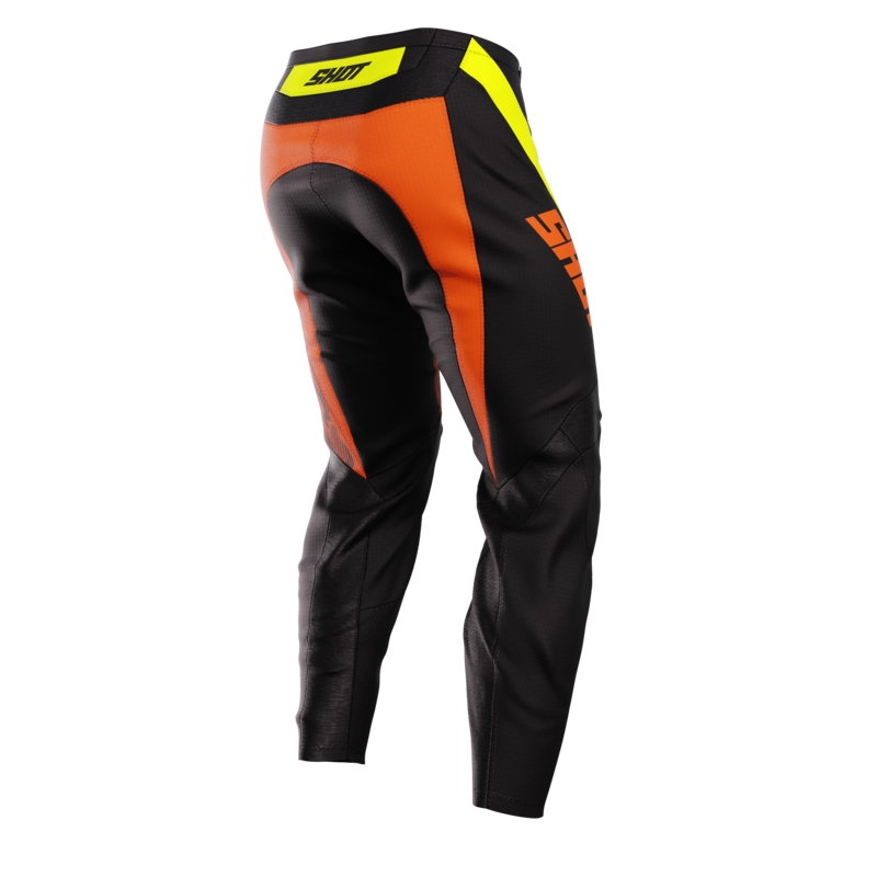 Pantaloni da motocross per bambini Shot Matrix arancione Saldi