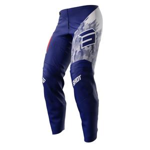 Pantaloni da motocross per bambini Shot Matrix blu Saldi