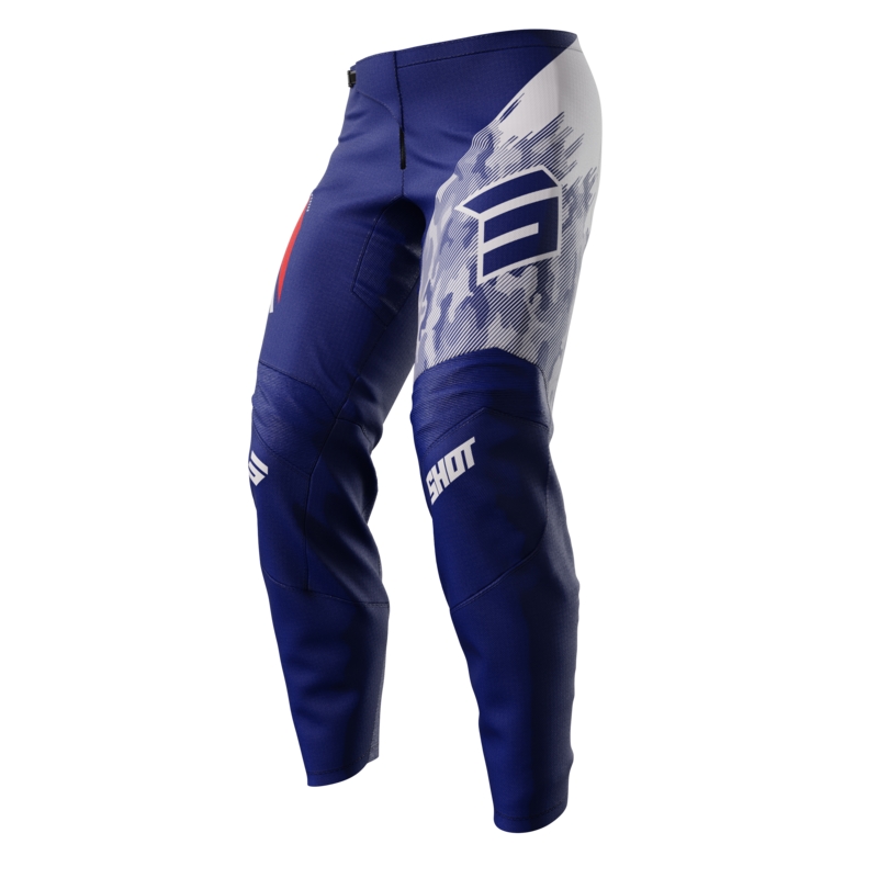 Pantaloni da motocross per bambini Shot Matrix blu Saldi