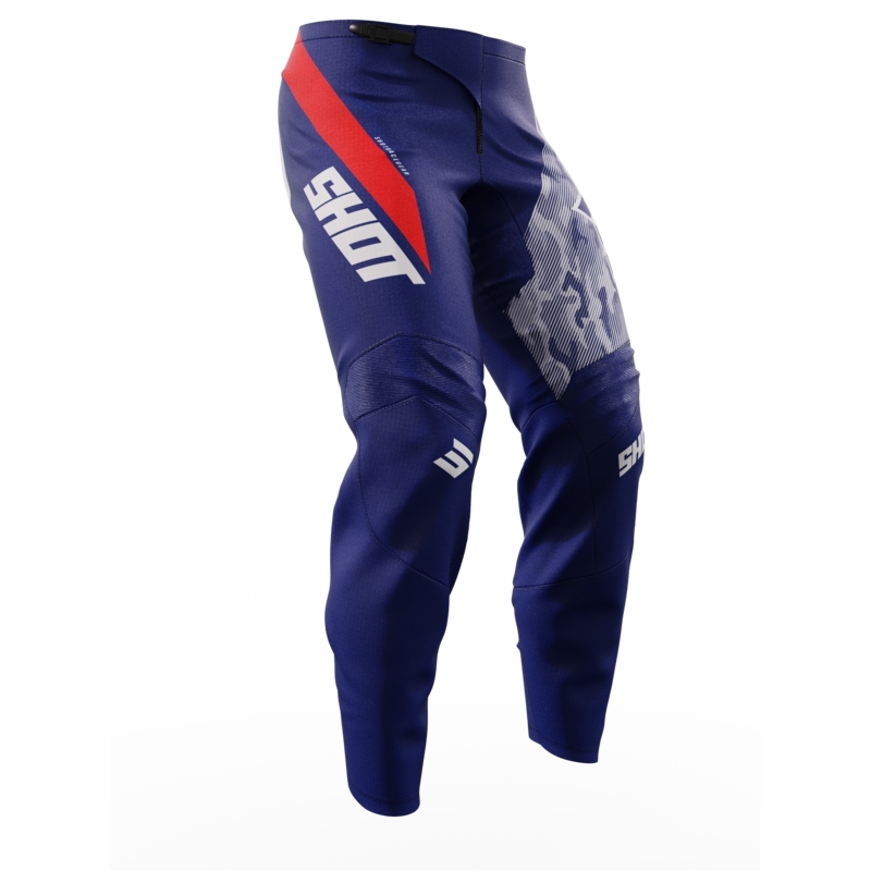 Pantaloni da motocross per bambini Shot Matrix blu Saldi