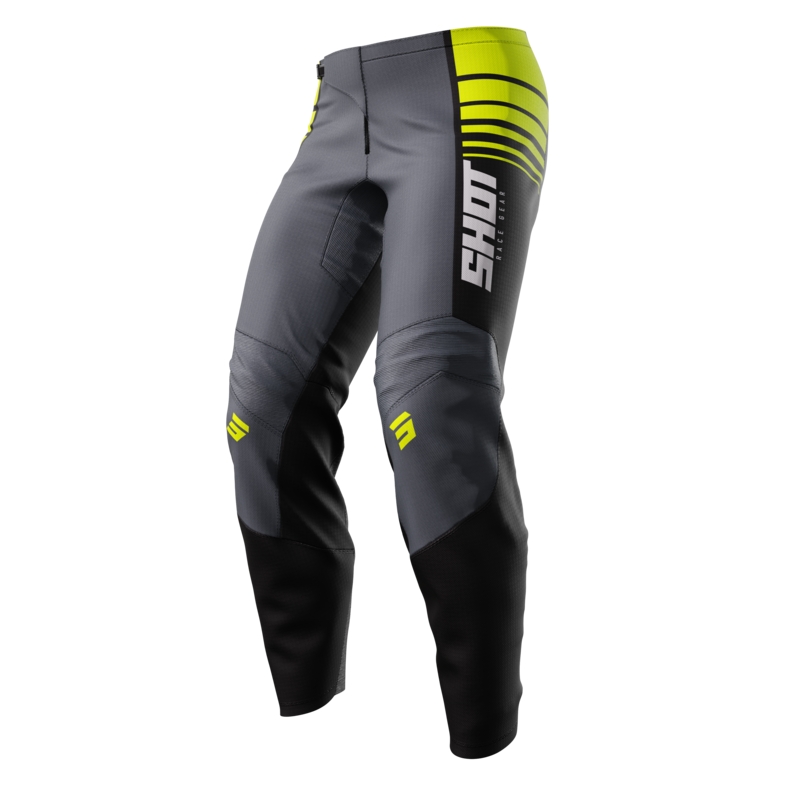 Pantaloni da motocross per bambini Shot Peak giallo fluo Saldi