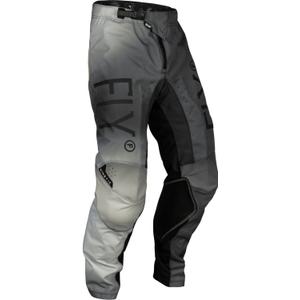 Pantaloni da motocross per bambini FLY Racing Kinetic Prodigy 2024 nero-grigio Saldi