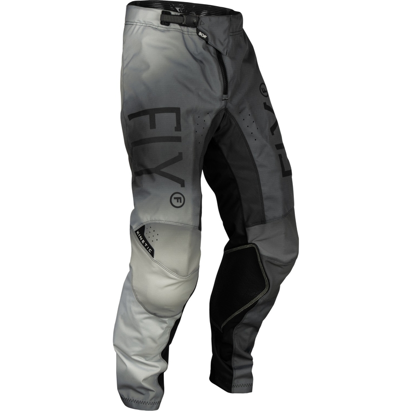 Pantaloni da motocross per bambini FLY Racing Kinetic Prodigy, neri e grigi, in offerta Saldi